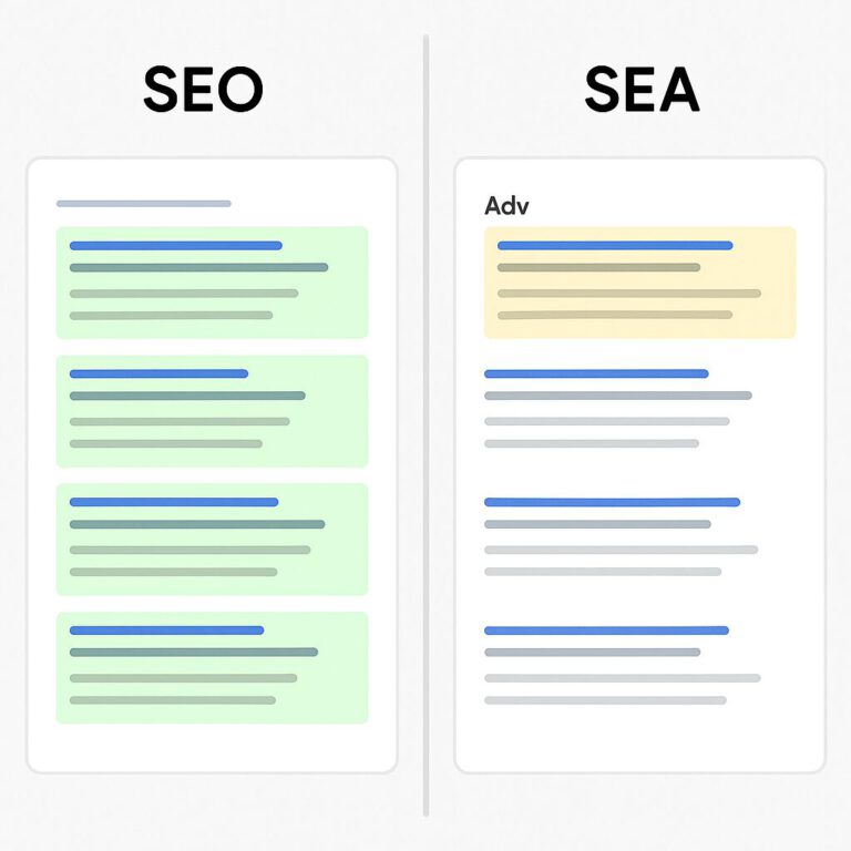 Verschil SEO SEA